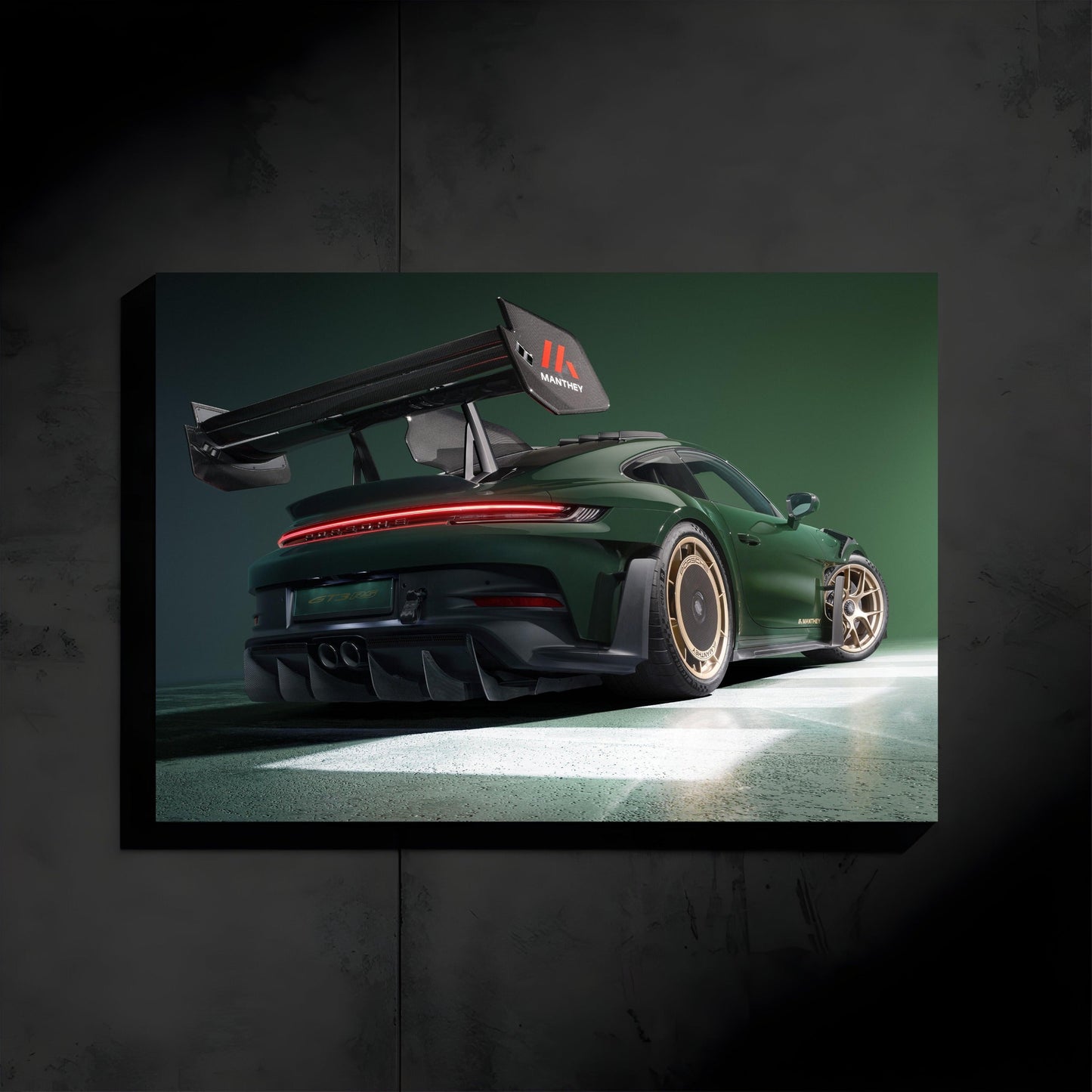 Porsche 911 GT3 RS NEON Poster