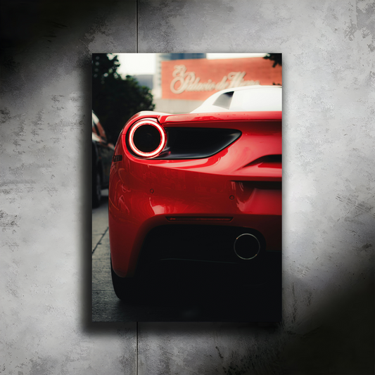 Ferrari 488 NEON Poster