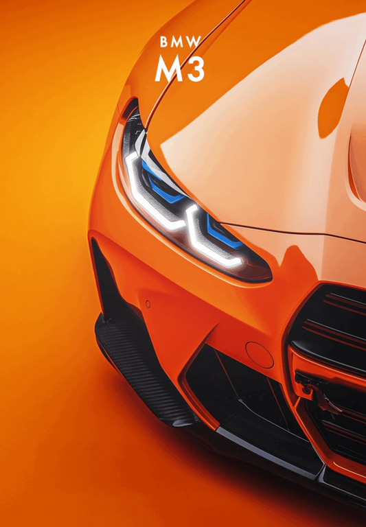 BMW- Acrylic Neon LEDs Poster