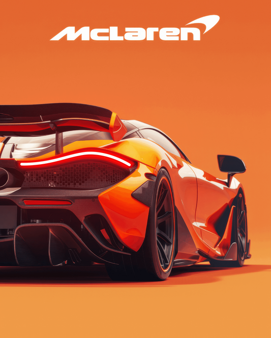 McLAREN 720s- Acrylic Neon LEDs Poster
