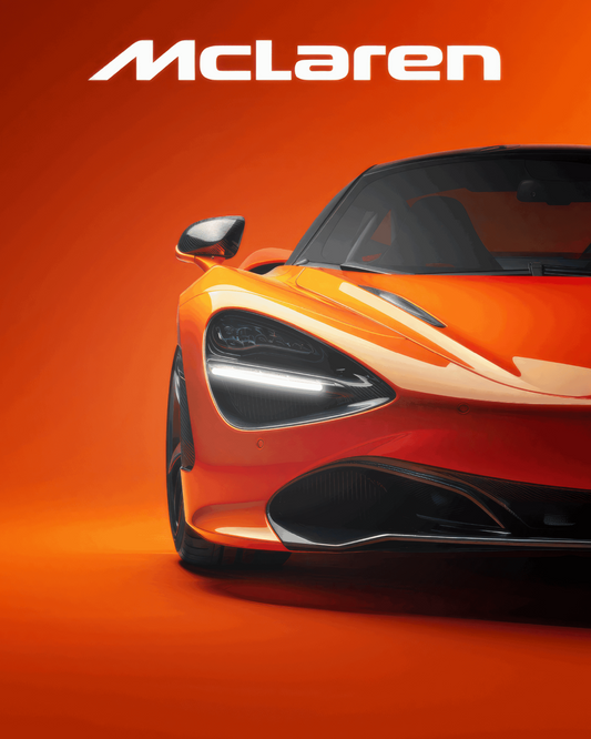 McLAREN- Acrylic Neon LEDs Poster