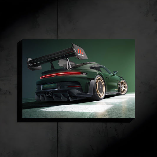 Porsche 911 GT3 RS NEON Poster