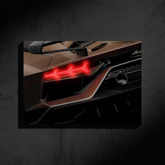 Lamborghini Aventador NEON Poster